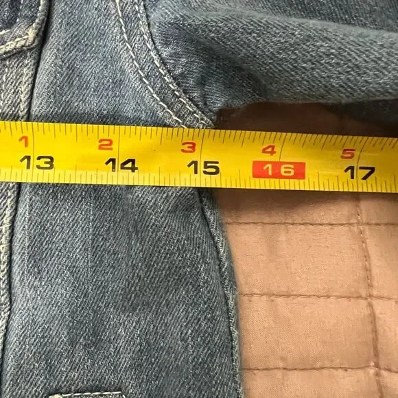 Vintage Harley-Davidson Kids Embroidered Denim Jacket Sz6 Bikercore Streetwear - Picture 7 of 8